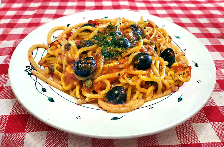 Spaghetti alla puttanesca - Le ricette di Hamici in cucina